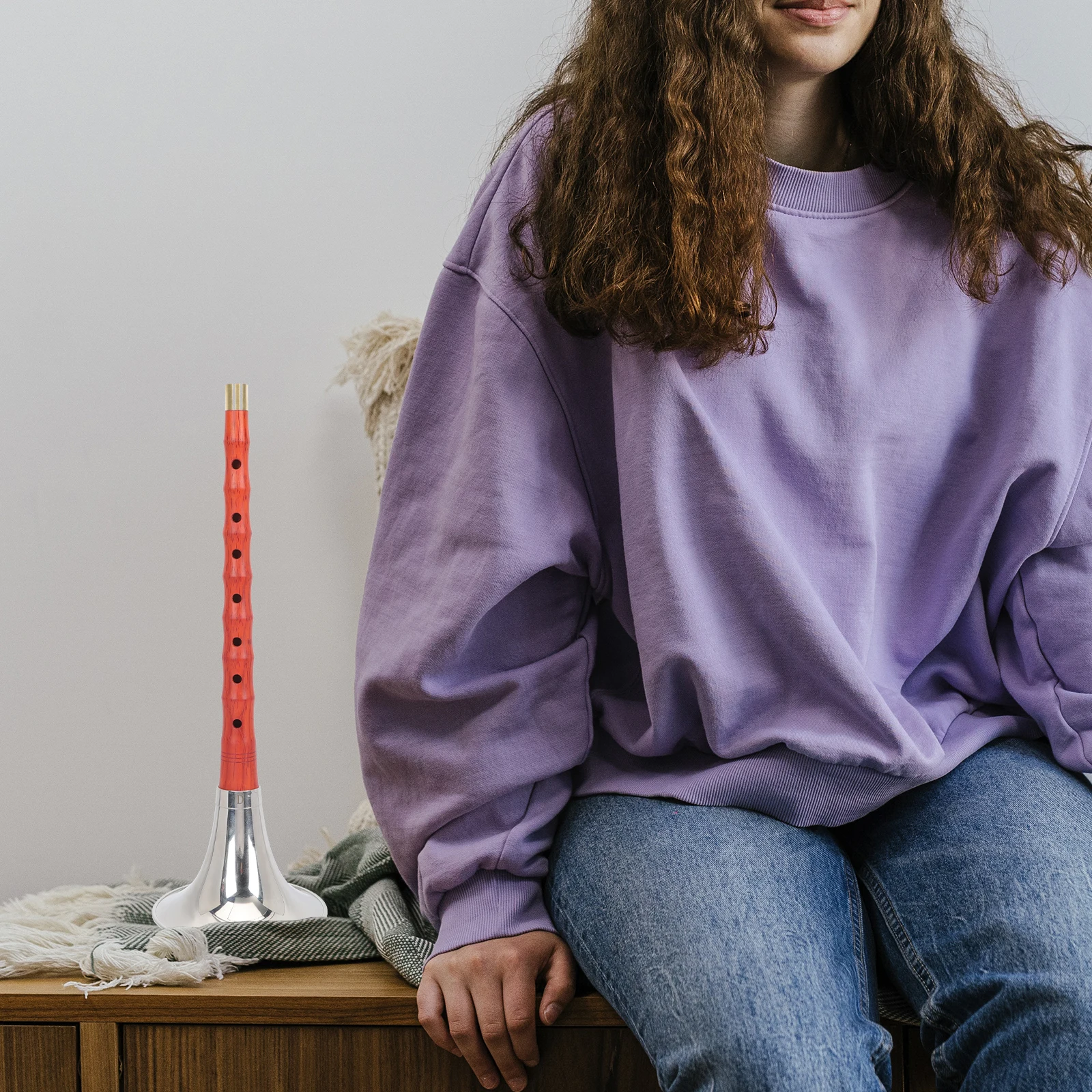 

1Set Chinese Suona Professional Key Wind Instrument Portable Lightweight Ethnic Music Instrument for Beginners