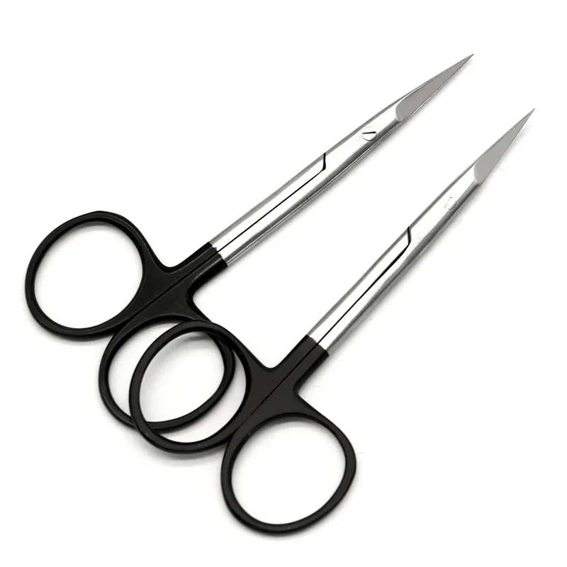 مقص طب العيون إزالة خياطة الجفن المزدوج مستحضرات التجميل خيط بلاستيكي رفع جراحة الحاجب مستقيم