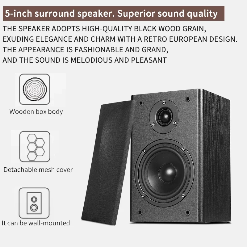 

5.1 Tower Home Theater System Surround Sound Wooden Home Theatre System With Digital Amplifier Supporting 3D/4K