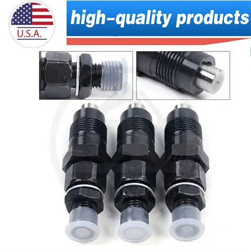 Fuel Injector X3 for Kubota 16032-53000 16032-53902 D1105 D1105T D1005 D905