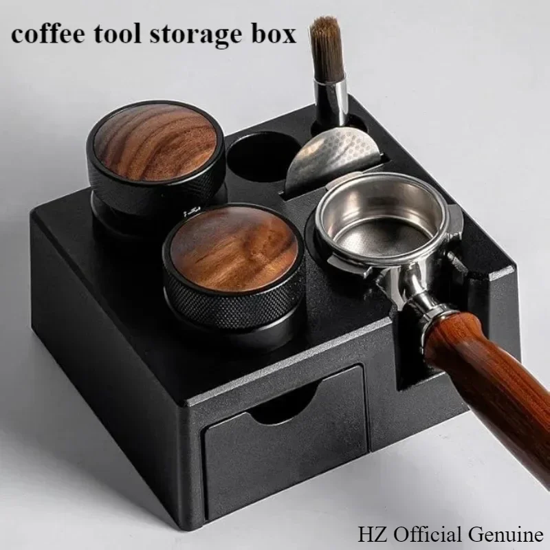 

Espresso Tamper Holder Station ABS Material Multifunctional Coffee Storage Box for 51-58mm Handles Coffee Accessories Cafe Use