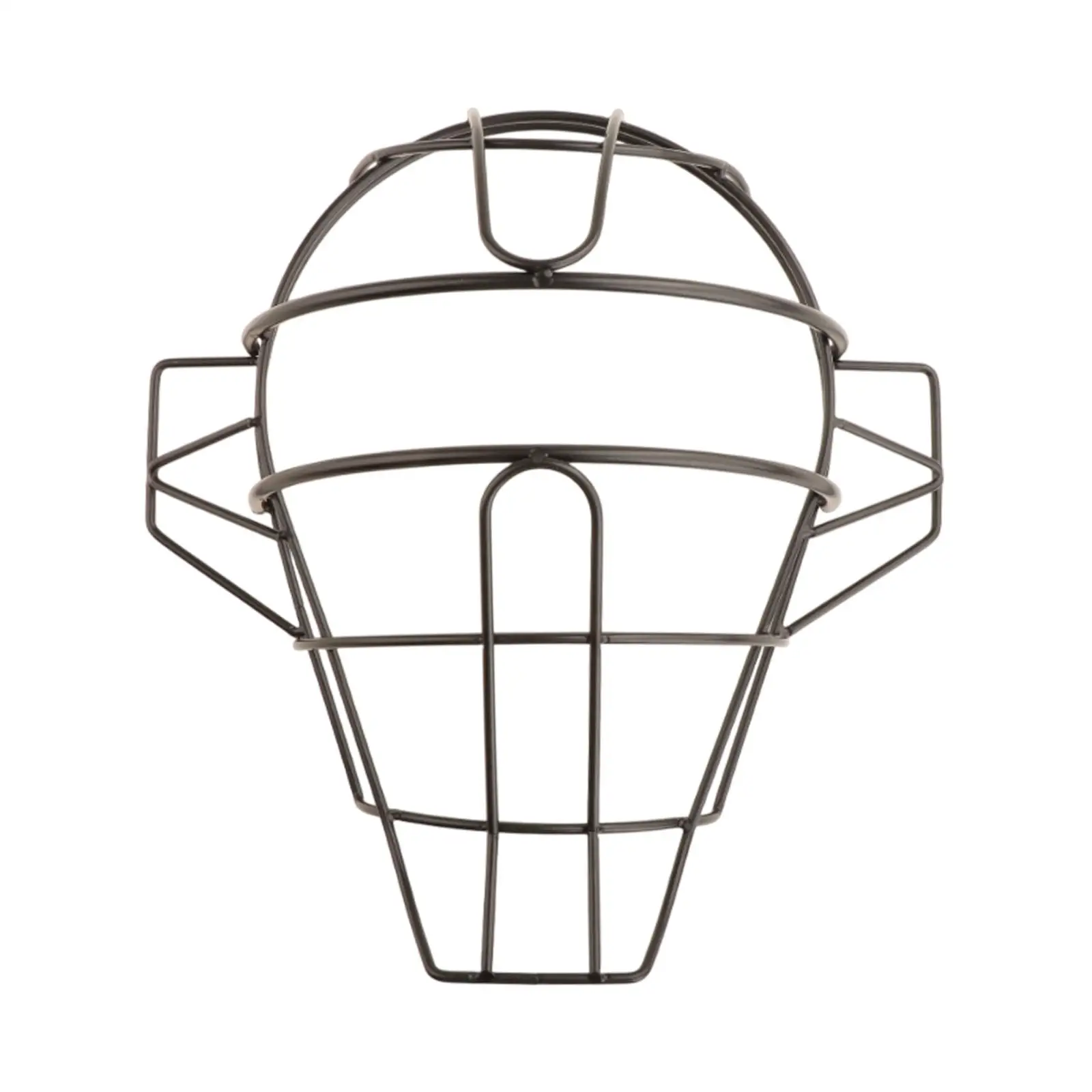 Baseball Head Protection Metal Face Guard Batting Helmet Cover Lightweight Sports Mask for Catcher and Fielder Use