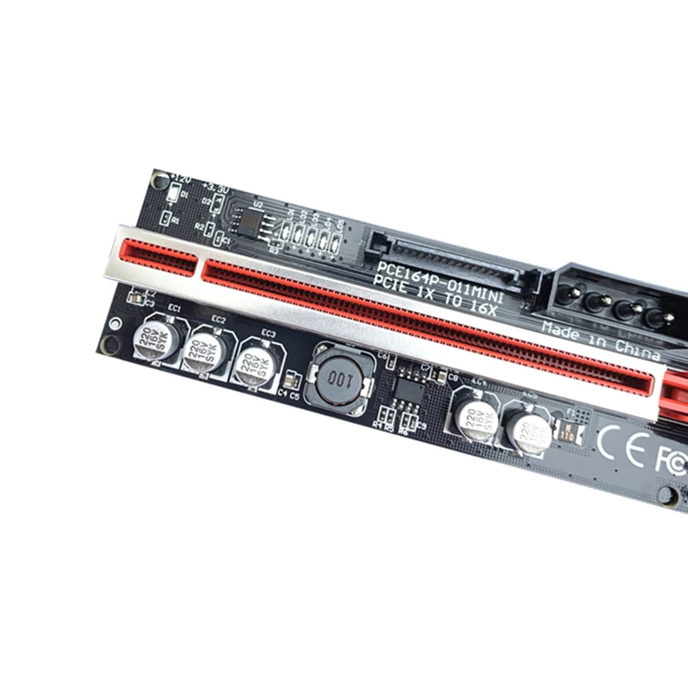 Imagem -03 - Pcie Riser para Placa de Vídeo 011mini Usb 3.0 Express Cabo Cabo Cabo Cabo Cabo Gpu Riser Pci Express X16 Extensor Pci-e Riser Adaptador de Cartão 110 Peças