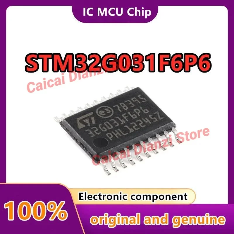 

30-10 шт./лот STM32G031F6P6 TSSOP-20 ARM Cortex-M0 + 32-битный микроконтроллер, оригинальный подлинный