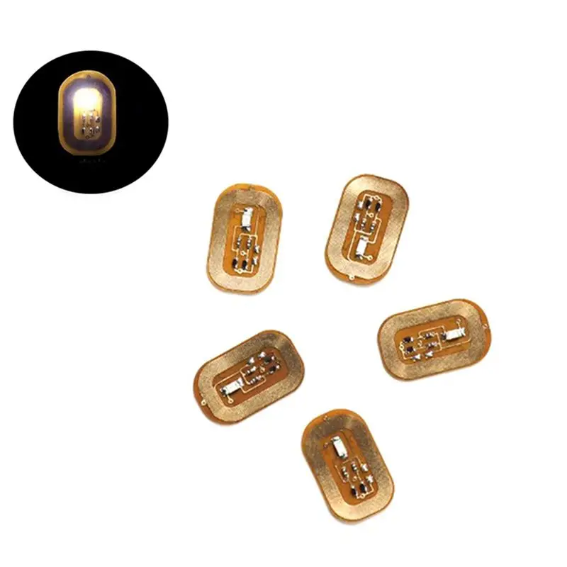 20 adesivi per unghie flash NFC LED chip nudo lampada per unghie luminosa intelligente miglioramento adesivo per unghie, luce bianca