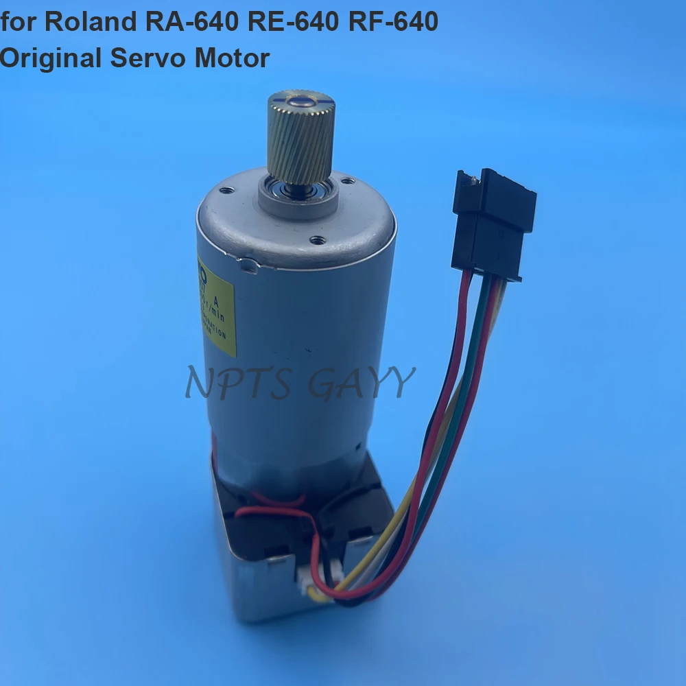 

Оригинальный серводвигатель Roland RE640, 1 шт., 24 В постоянного тока для двигателей Roland RA-640 RF-640 RE-640, экосольвентный принтер P/N: 6000002594
