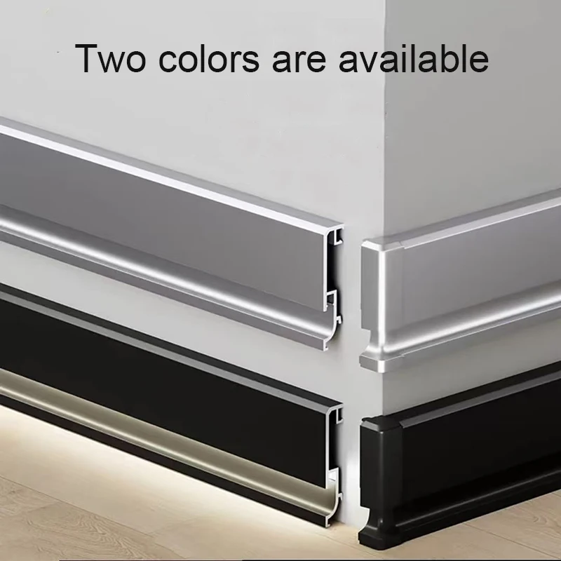 

Светодиодный плинтус, алюминиевый профиль H60/80 мм, линейная лампа для плинтуса, настенный угловой светильник для лестницы, линейный декоративный светильник