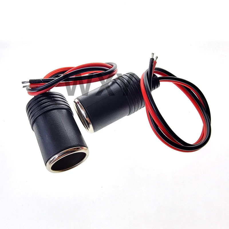 1pcs 12v 18A Max.120W Female Car Cigarette Lighter Charger Cable Female Socket Connector