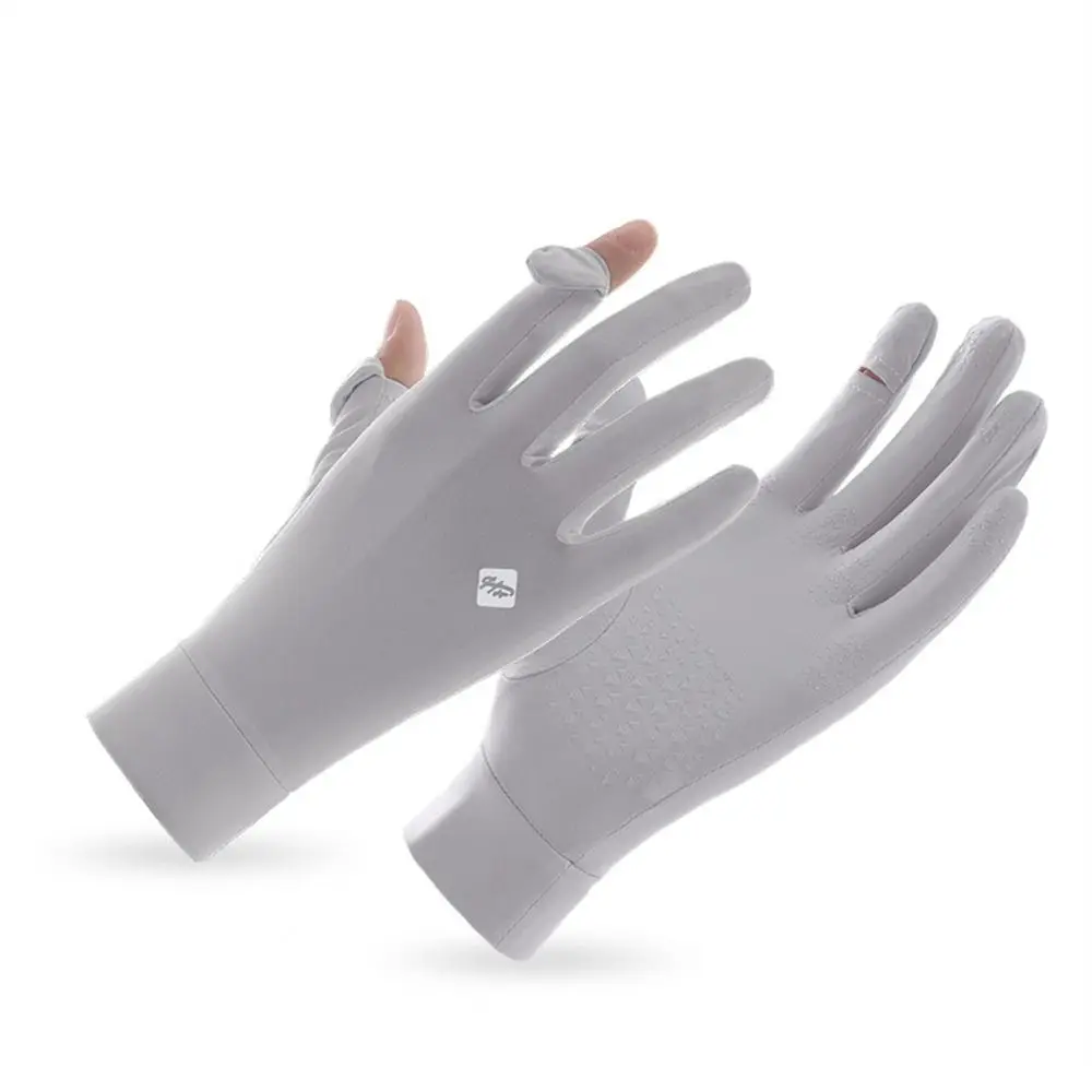 Gants de protection solaire longs pour femmes et filles, mitaines anti-UV, gants de conduite élastiques, mode fine, Ice InjImaging, degré de glissement