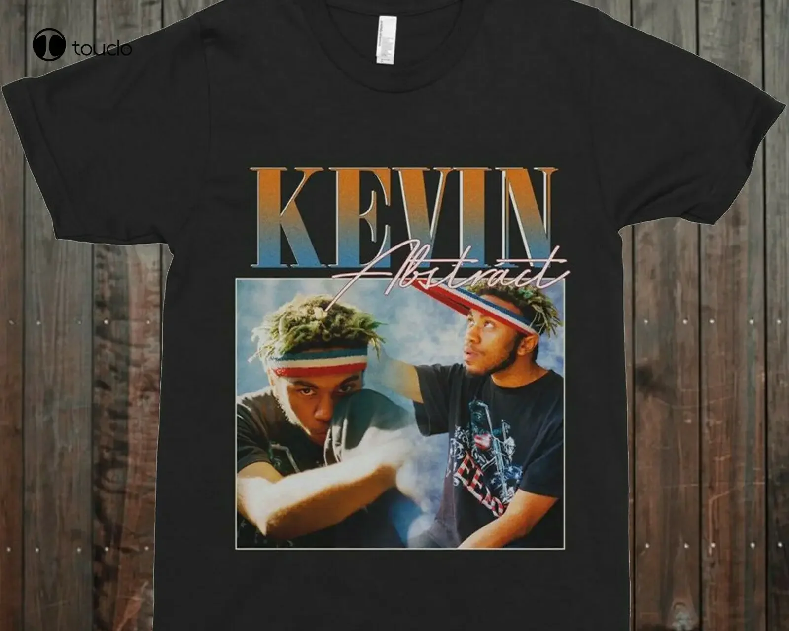 Kevin Abstract 90S Crewneck Vintage T-Shirt Tee Shirt Custom aldult Teen unisex digital printing Tee shirt fashion funny new