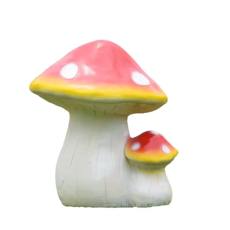 

courtyard lawn garden decorative resin simulation mushroom ornament community park outdoor garden landscape sculpture sketch