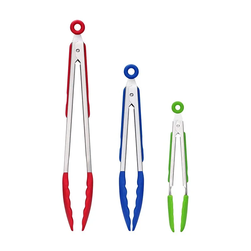 음식 클립, 잠금 장치가 있는 실리콘 클립, 요리 클립, 미끄럼 방지, 야외 바베큐 클립, 캠핑 주방, 스테이크 클립, 펜치