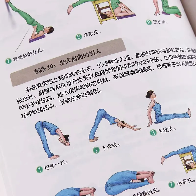 New Illustrated Yoga and Pilates Slimming Perfect Body Yoga Book and Tutorials Illustrated Pilates Techniques Introduction Books