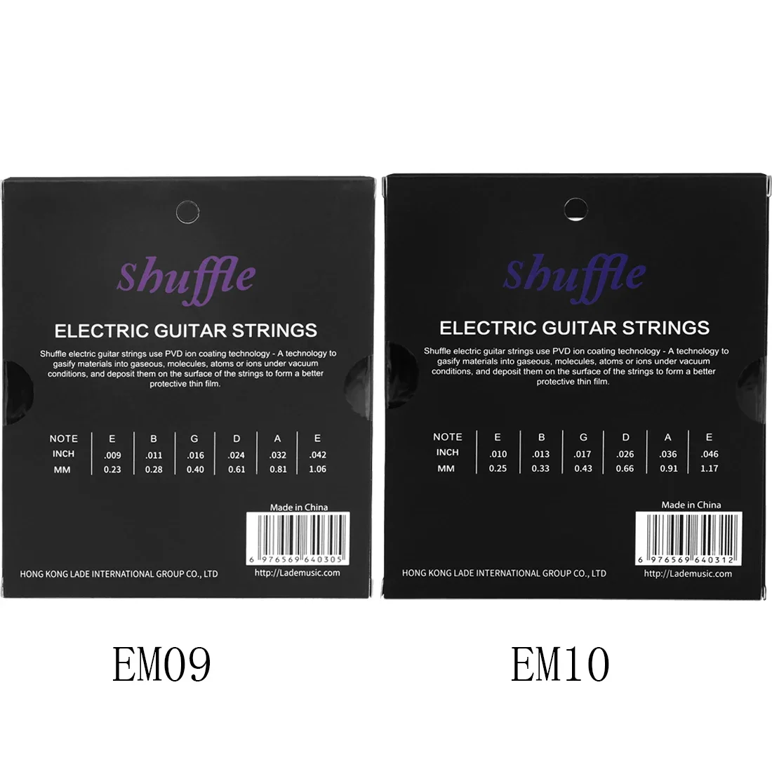 Shuffle Electric Guitar Strings Hexagonal High Carbon Steel Core EM09 EM10 Practice Strings Electric Guitar Replace Accessory