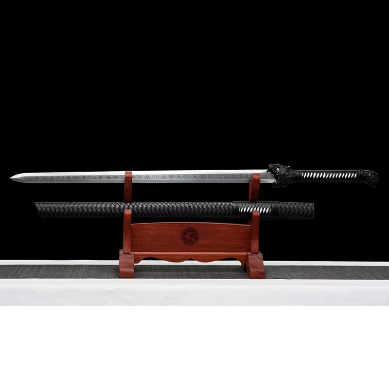 Chinese Sword,Real Steel Blade,Battle Sword, Chinese Jian, Home Decoration, Ornament , Real Sword, Christmas Gift