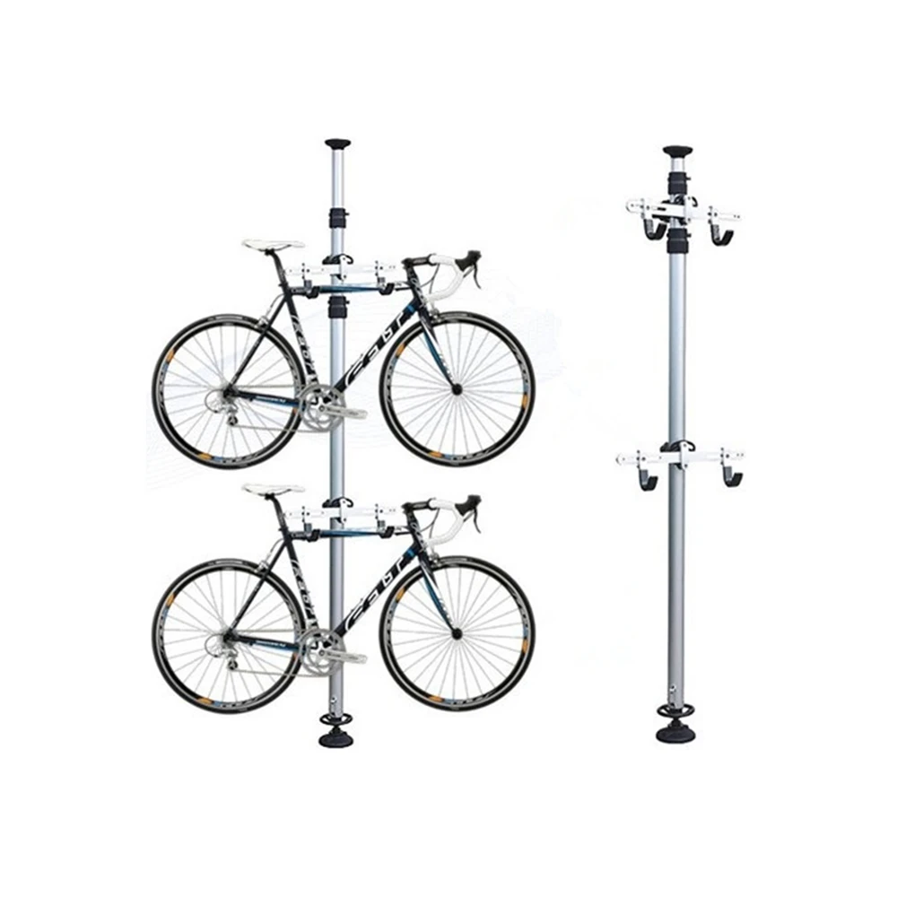 

Wholesale Aluminum Alloy Material Foldable Load 2 Bicycle Work Bike Repair Stand
