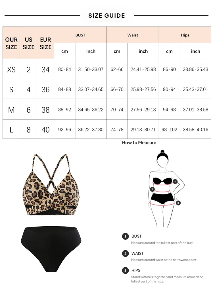 2024 maiô feminino sexy push up topos de cintura alta maiôs feminino leopardo impressão biquinis conjunto beachwear fatos de banho