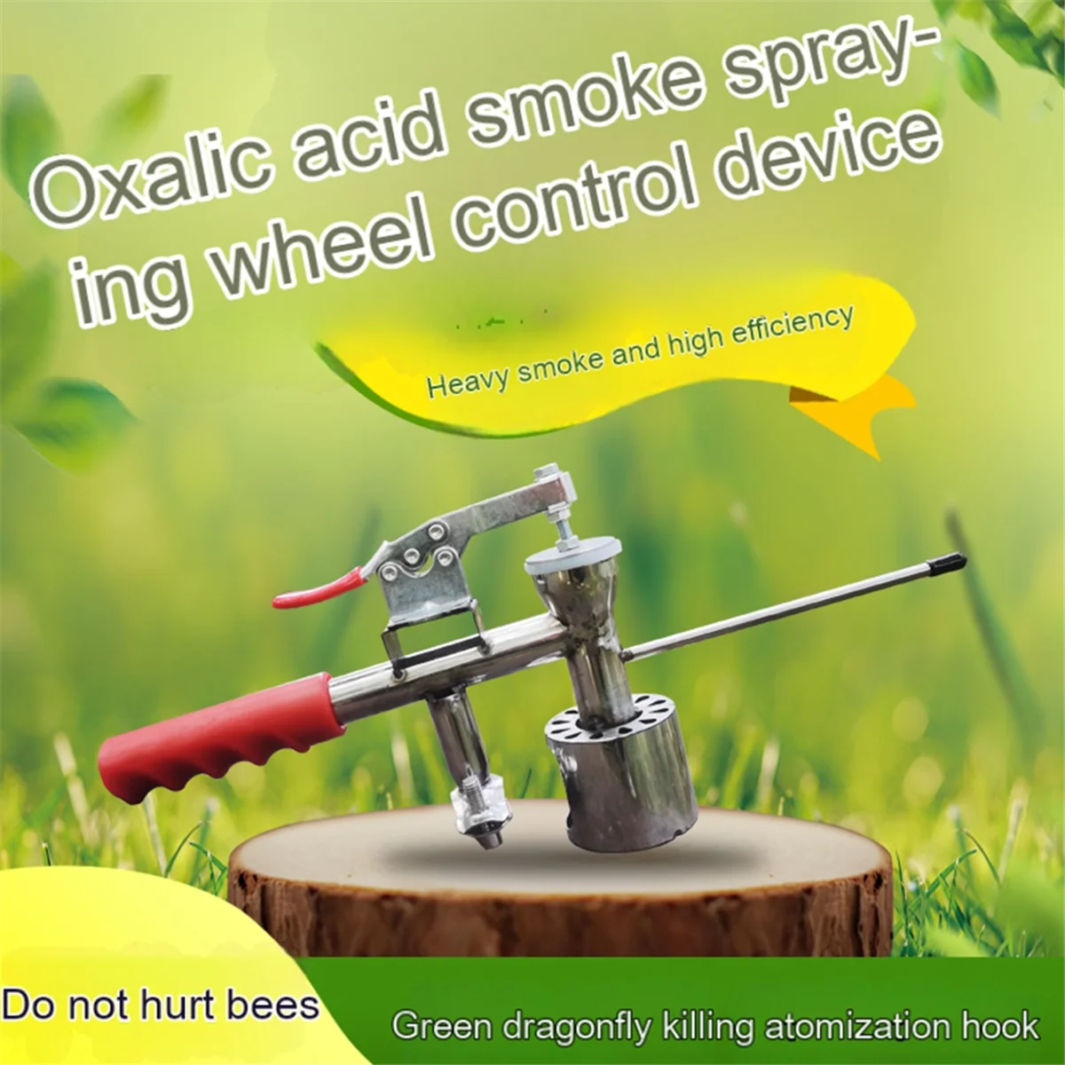 Bee Mite Treatment Fog Machine Oxalic Acid Atomization Mite Treatment Device Heated Smoker Beekeeping Tools