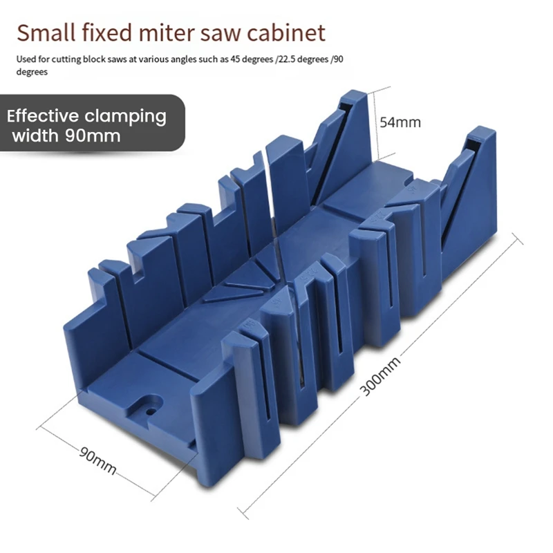 Miter Saw Cabinets Wood Cutting Clamping Miter Saw Box Wood Gypsum Oblique Angle Cutting Tool Easy Install S