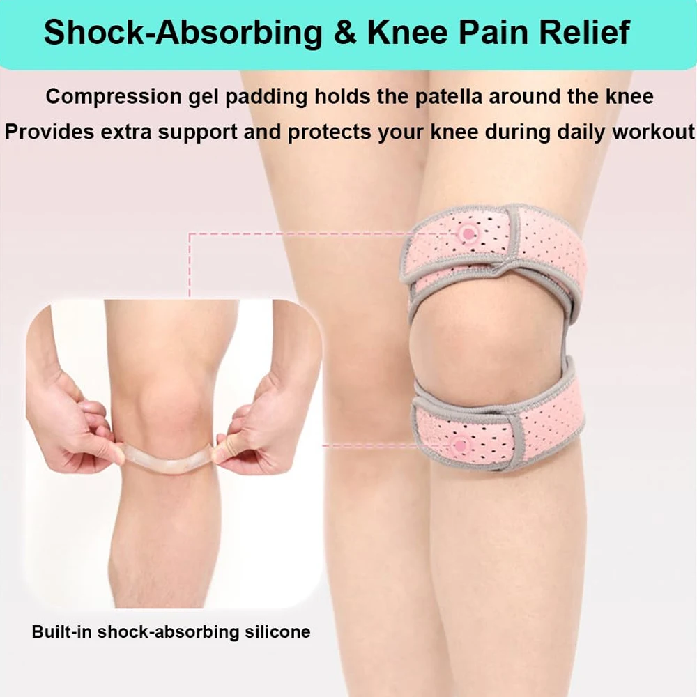 

1 шт. наколенник больших размеров для облегчения боли, регулируемая поддержка надколенника с компрессией для разрыва мениска, фитнеса и спорта на открытом воздухе
