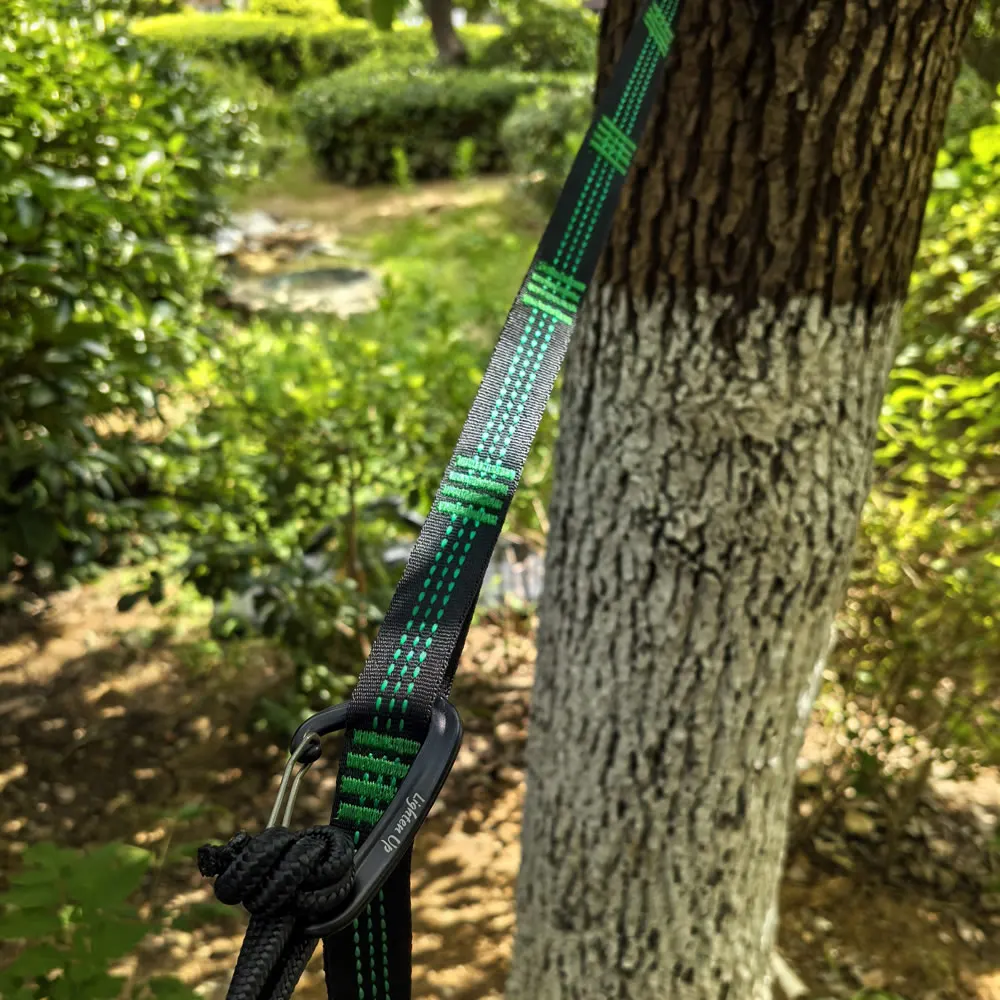 2-Pack 3m Hammock Straps with 400kg Load Capacity – Heavy Duty Tree Hanging Belts for Outdoor Camping, Hiking, Backpacking & Tra