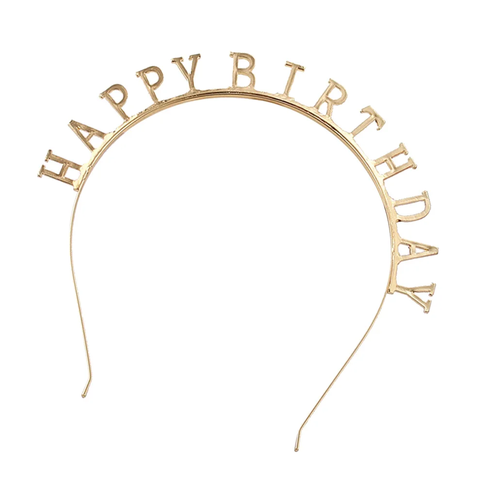 

Birthday Hair Hoop Alloy Headdress Lightweight Durable Party Favors Supplies For Celebration Costume Accessory Hair Styling