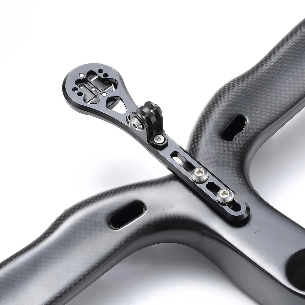 Aluminum Integrated Aero Handlebar Riding Cycling Code Table Extension Mount Bracket Combo Mount Holder Bracket
