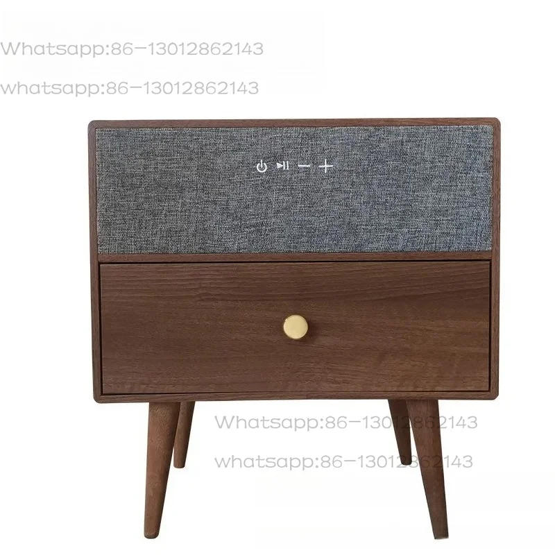 Smart Bedside Table Bluetooth Speaker, Smart Cabinet Audio Wireless Charging Multi-function