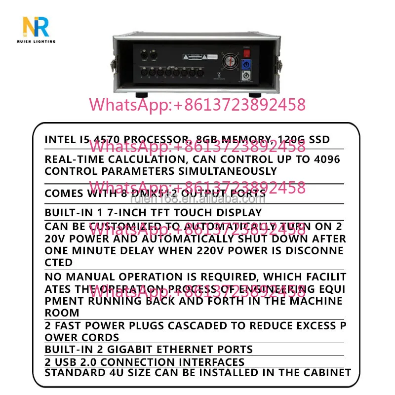 Npu Network Expander With Flight Case Ma Console Dedicated Artnet Expander DMX512 Stage Light Dark Horse Console Controller