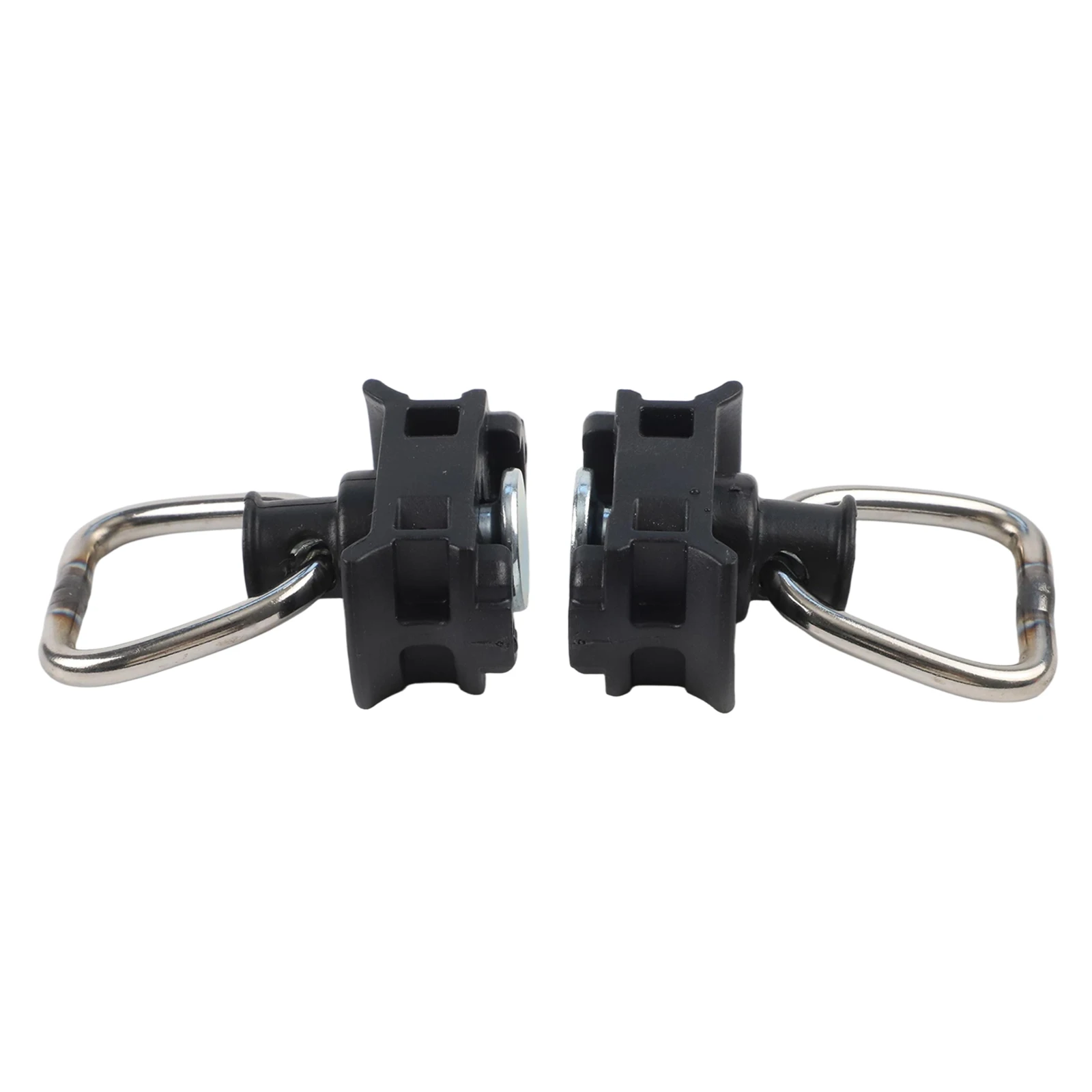 6pcs Stainless Steel Track Lock End Fitting Airline Rail Fixed Buckle For Rv Hanging Hook Cargo Control RV Truck Trailer Track L