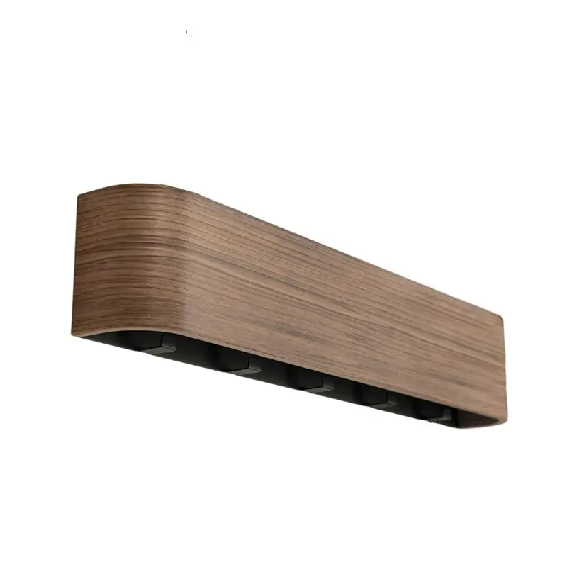 

【VALUE MONEY】Wood Entryway Hooks With Shelf For Bedroom Kitchen Hallway Coat Rack Wall Mount With Hook Modern Key Holder