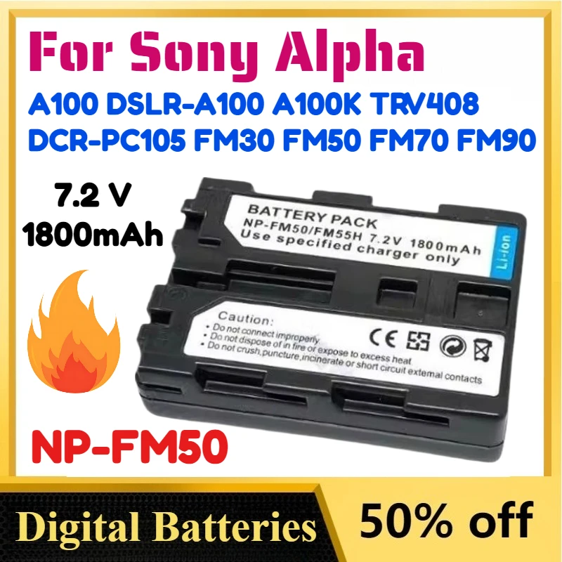 7.2V 1800Mah NP-FM5…