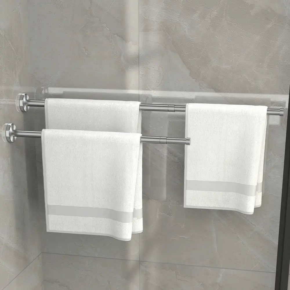 

Adjustable 40cm-70cm Towel Bar For Bathroom, SUS304 Stainless Steel Towel Rack Wall Mounted, Modern Home Decor Hand Towel Holder