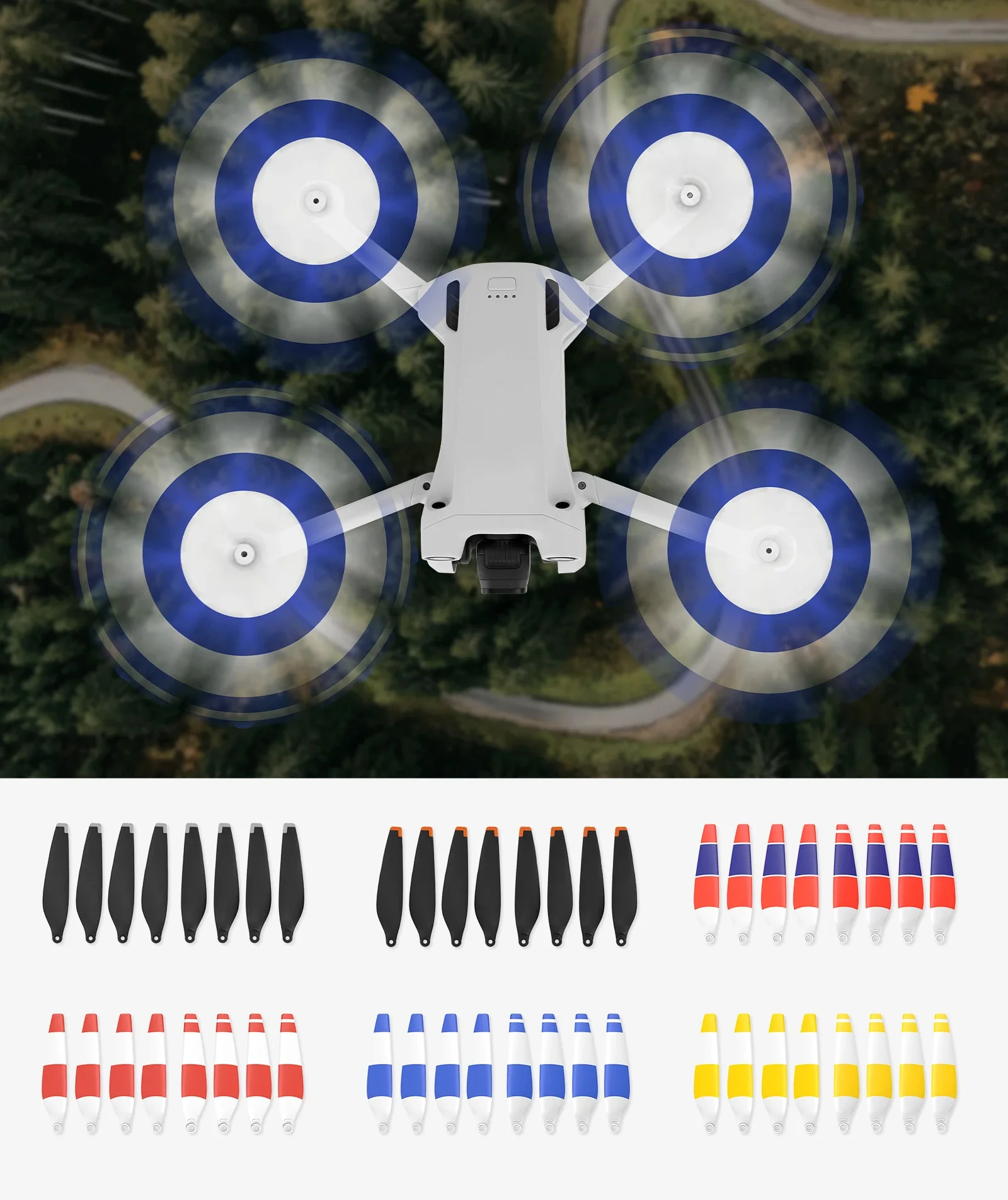 8PCS 6030 Propeller for DJI Mini 3/Mini3 Pro Low Noise Drone LightWeight Wing Fan Spare Parts Quick Release RC Drone Accessories gallery 4