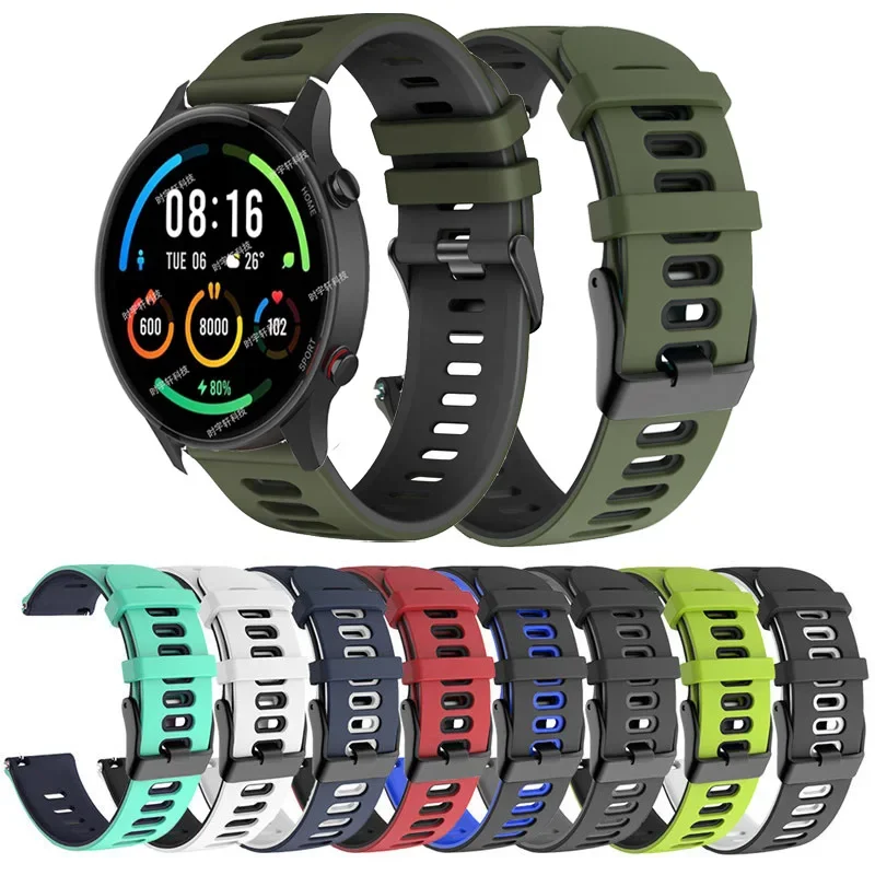 

Strap for Xiaomi MI Watch/MI Watch Color Straps Silicone Watchband 22mm band for Xiaomi S1 active Bracelet correa Wristband belt