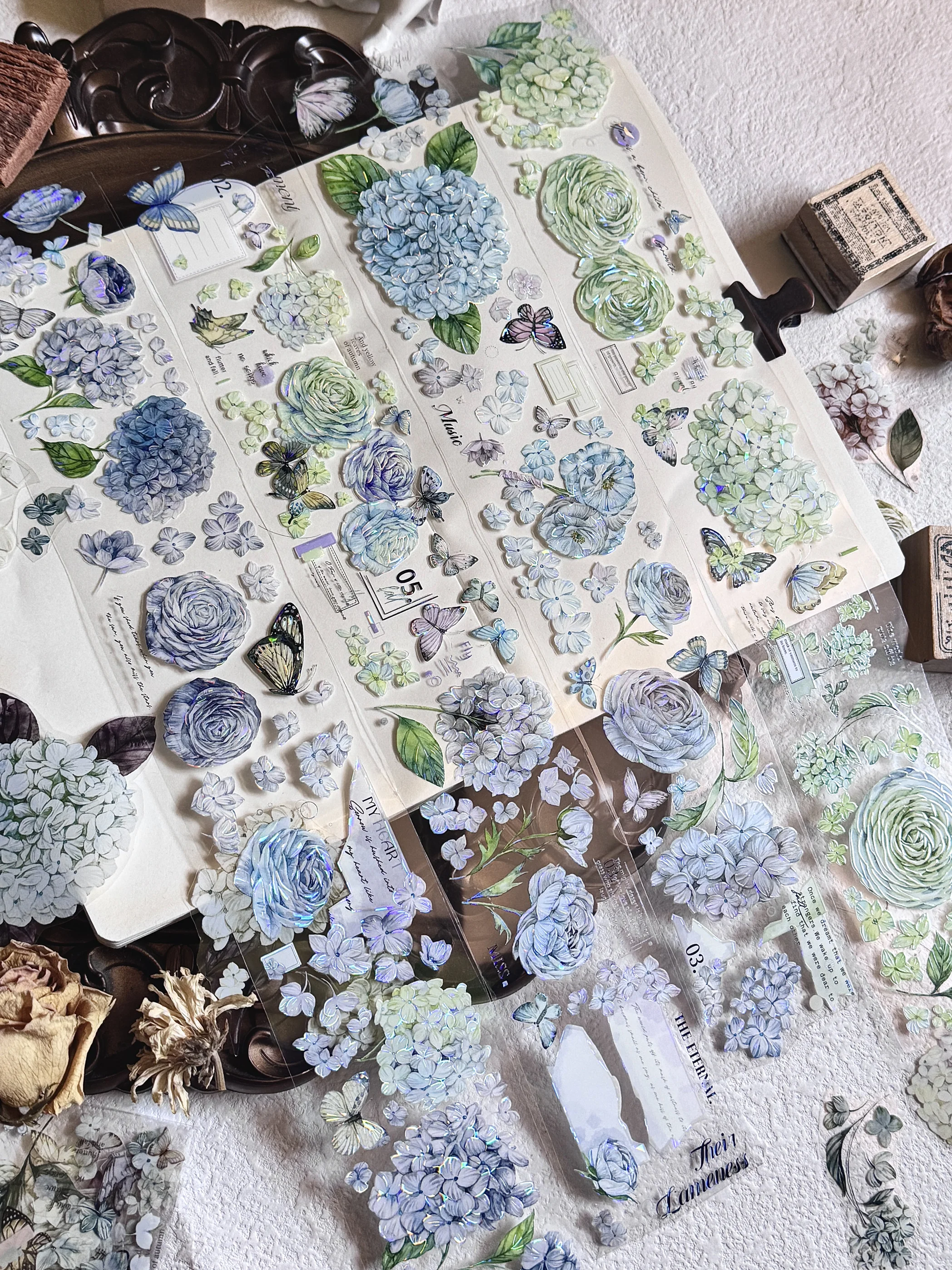 Лента Washi — ягодные цветы, между лесами, лента для планировщика Washi/Shell Gloss, оригинальный цветочный дизайн