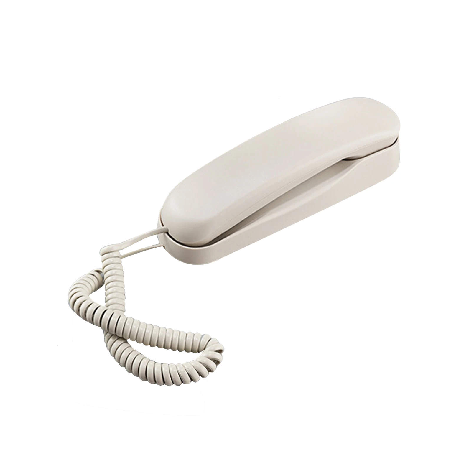 Corded Wall Phone, Slim Trimline Phone for Hotel, Landline Wall Telephone Set for Home/Bathroom/School/Office