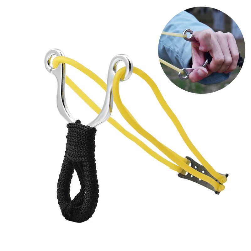 

Thin Metal Powerful Slingshot Integrated Professional Slingshot Outdoor Hunting Shooting Set Hunting Accessories