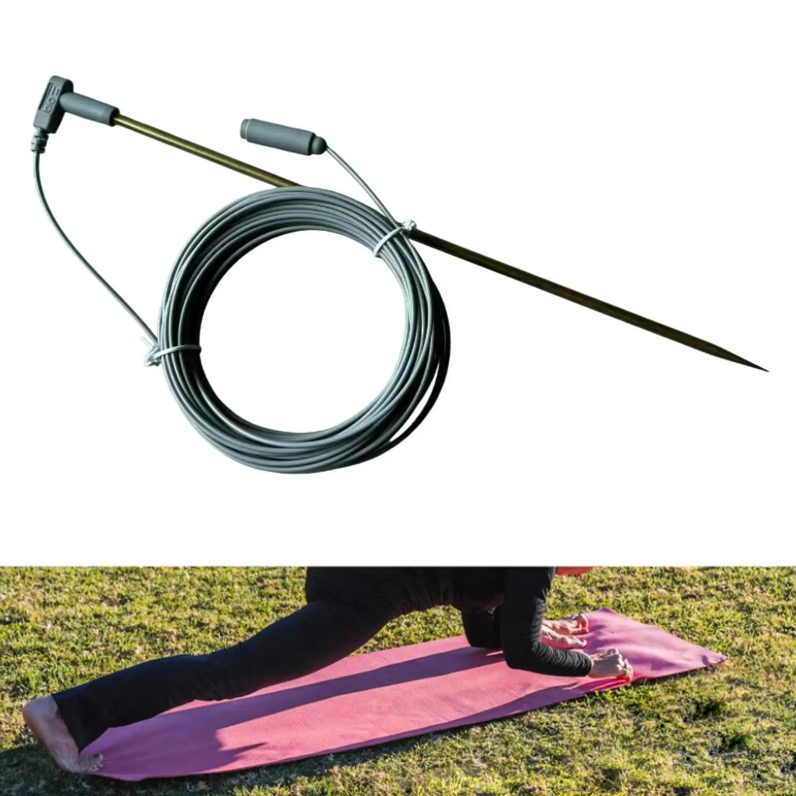 Universal Earthing Grounding Cable for Grounding Sheets Bed Use Replacement Copper Rod Cord for Yoga Mat Fitness Pad
