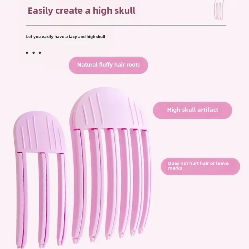 High Skull Apex Traceless Hair Clip Fixed Hair Comb Hair Styling Accessories Bangs Shaping Clip Women Baby Hairpin Headwear