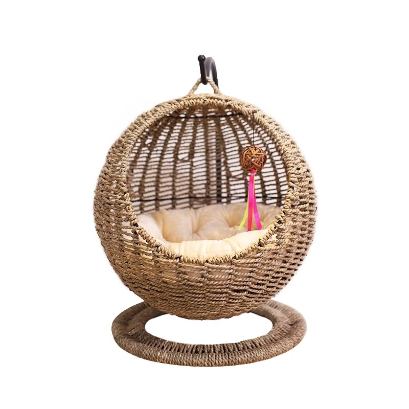 

Rattan, cat litter, hanging basket, summer, semi-enclosed, removable,