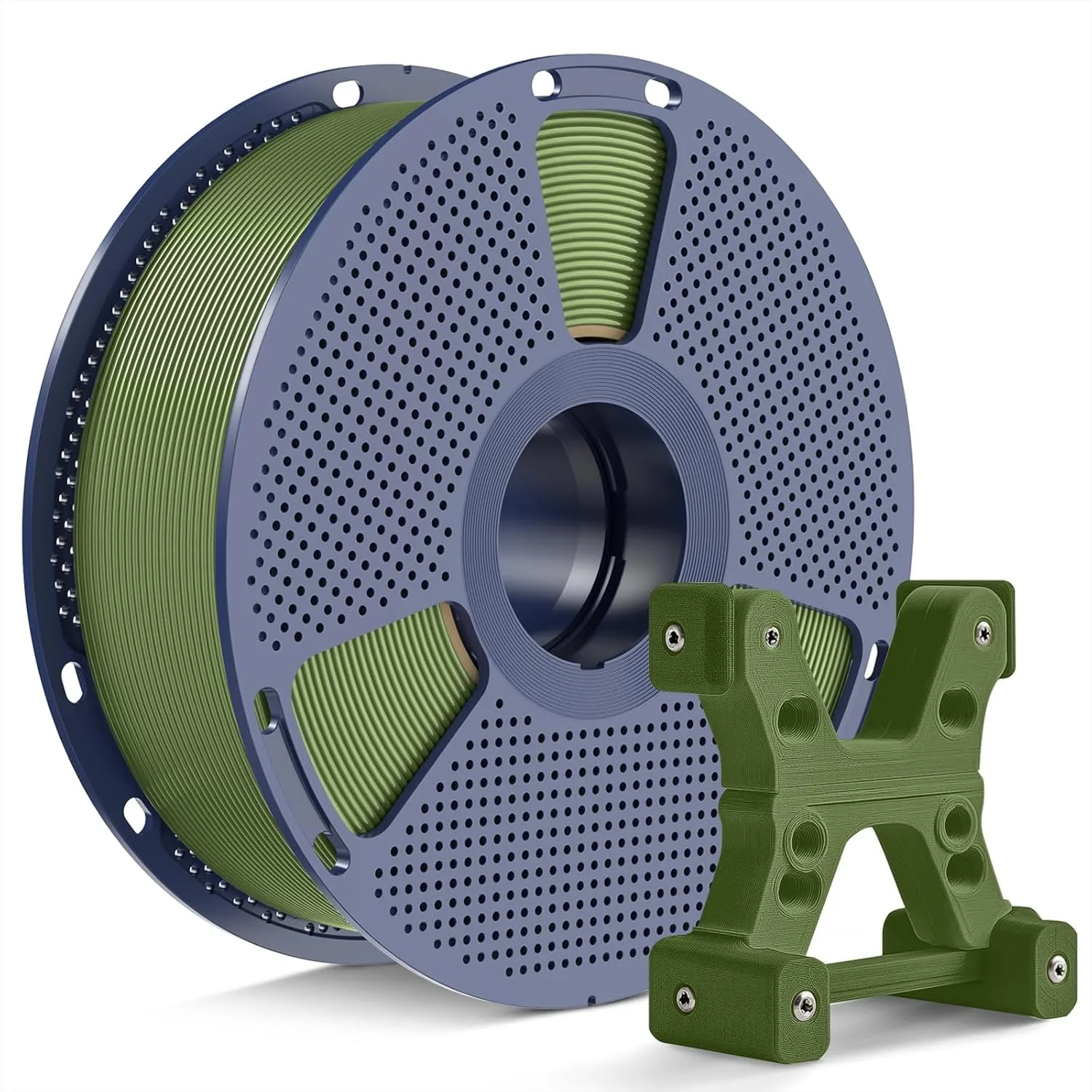 

PETG Filament 1.75mm Army Green, Ultra Tough, Odorless, 1kg Spool, Dimensional Accuracy +/- 0.02mm