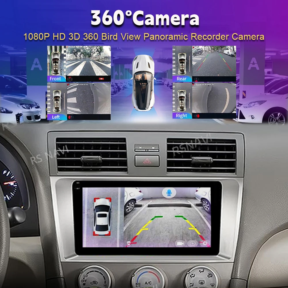 Android 15 Carplay Car Radio Multimedia For Toyota Camry 7 XV 40 50 2006 - 2011 navigation video DVD Autoradio Stereo 2din 4G+BT