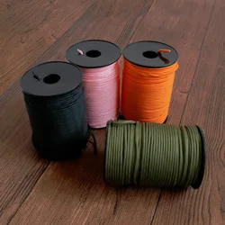 100M Standard 5-Core Paracord Rope 3mm Diameter Outdoor Parachute Cord Survival Umbrella Tent Lanyard Strap