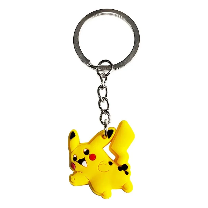 Portachiavi Pokemoned per bambini forniture per feste Pikach riempitivi per sacchetti regalo Stuffer School Carnival Reward Baby Birthday Party