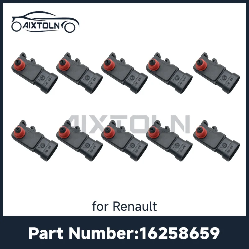 10 Uds 16258659 16212460 Sensor MAP de presión de aire para Renault Laguna Opel Astra Merina Fiat Croma Chevrolet Rezo Daewoo piezas de automóvil
