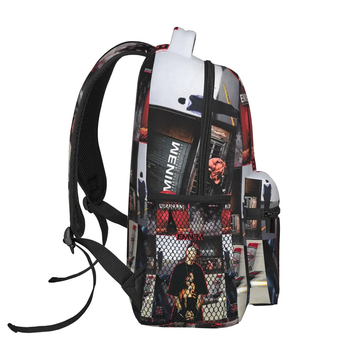 حقيبة ظهر Eminem رائجة البيع Daypack سعة كبيرة للأولاد والبنات حقيبة كتب مدرسية حقائب كتف للرجال والنساء #4