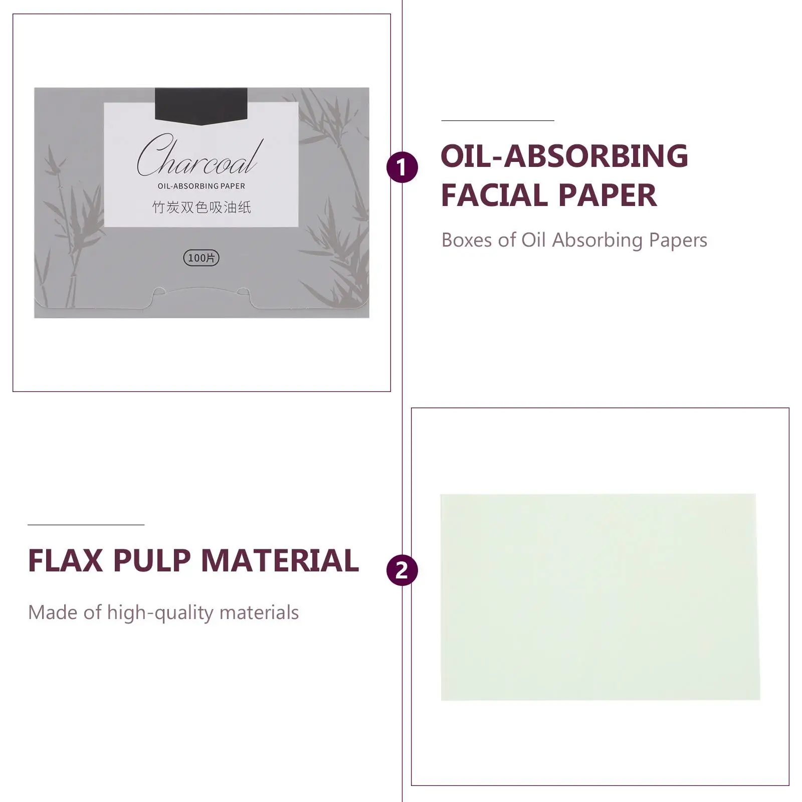 4 Boxes Absorbing Tissues Facial Oil Control Blotting Paper Portable Wipes Disposable Oil Control Tissue