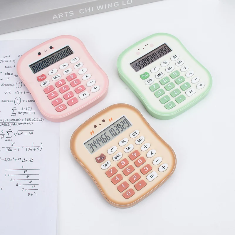 Luxmoc 12 Bit Mini Calculators High Appearance Level Cute Business Office Finance Accounting Portable Calculator