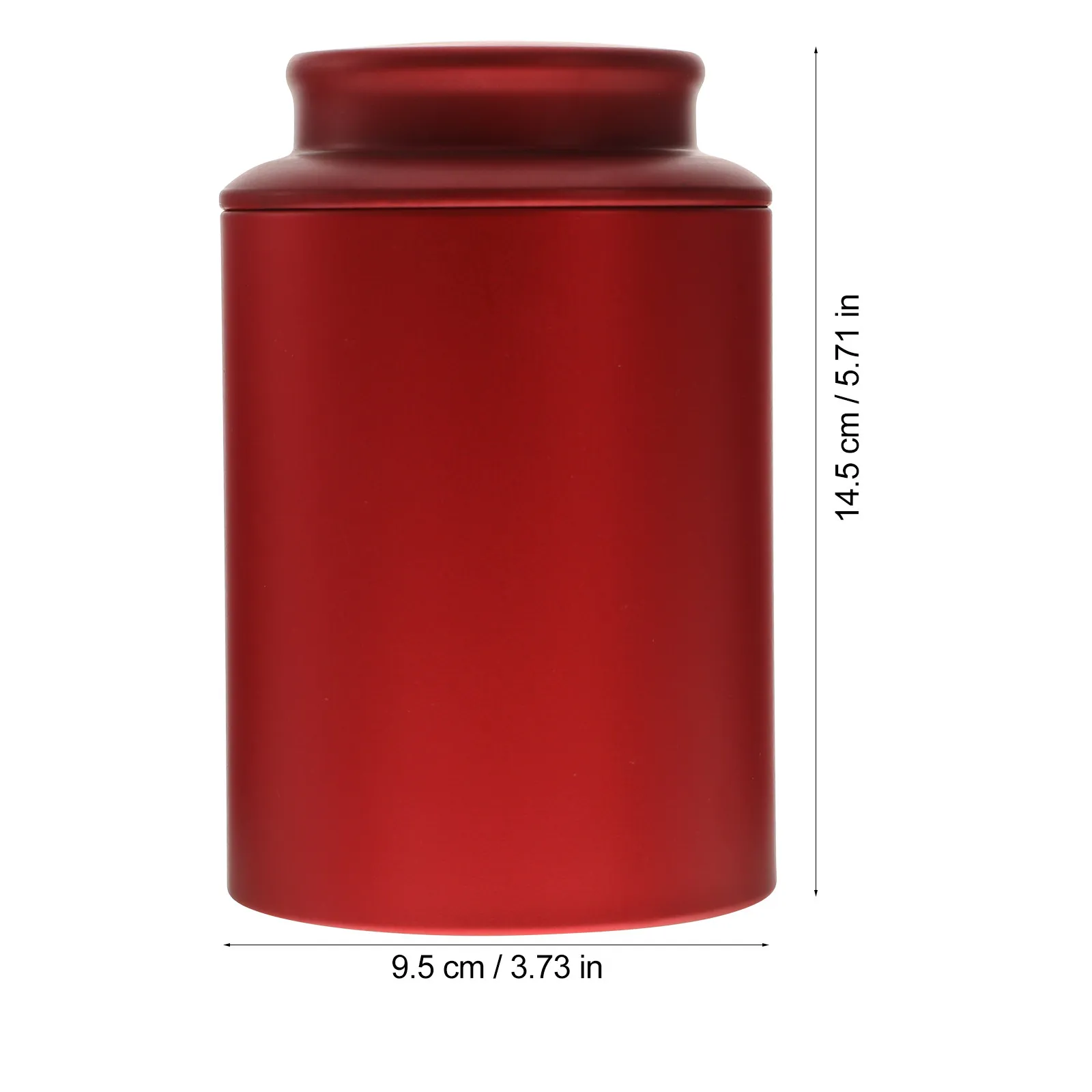 Airtight Tea Tin Canister for Loose Leaf Tea, Coffee Beans & Candy – Metal Storage Jar with Tight Seal